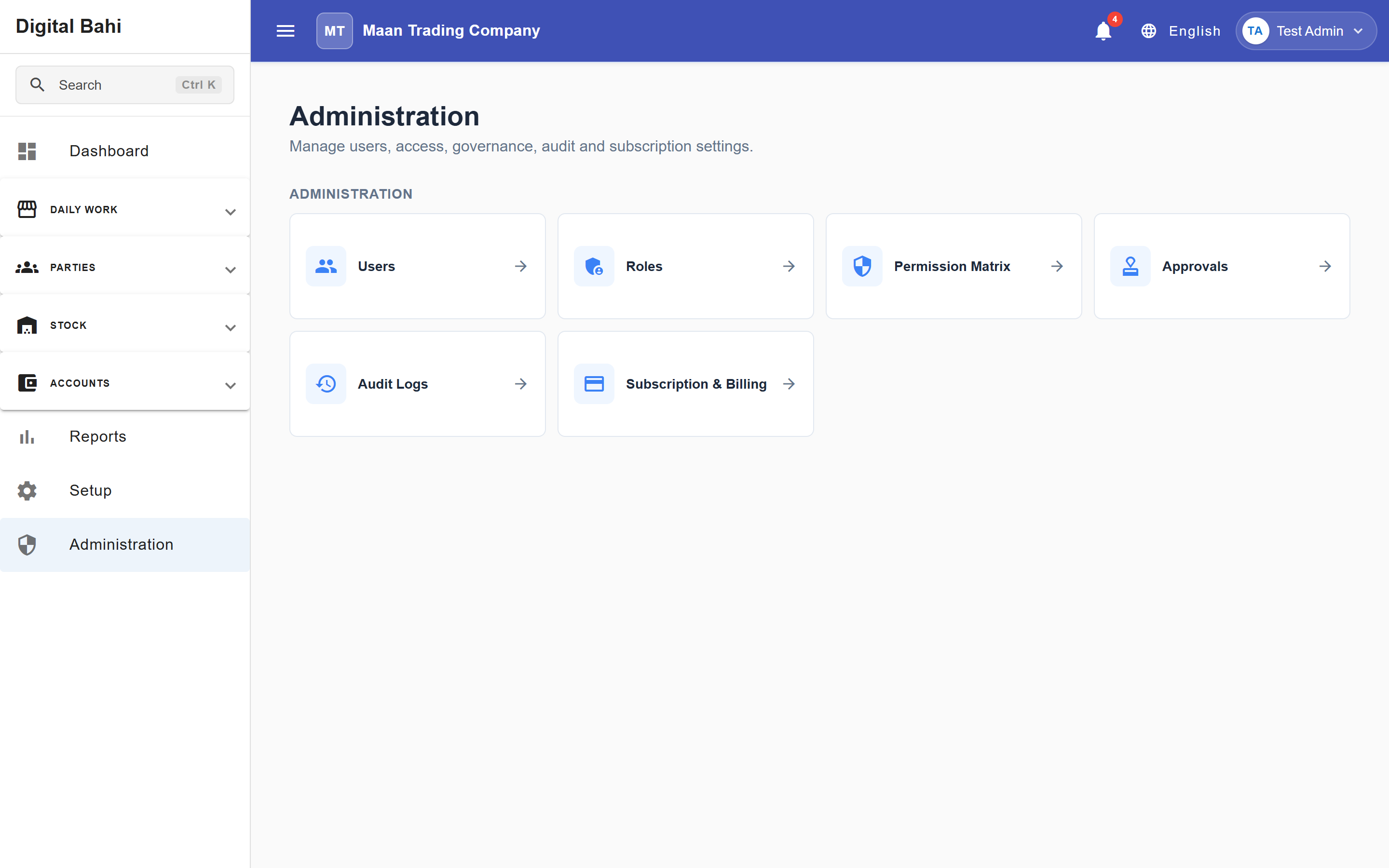 Administration Hub